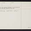 Harris, Nisabost, NG09NW 8, Ordnance Survey index card, page number 2, Verso