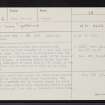 Harris, Loch Langavat, NG09SW 6, Ordnance Survey index card, page number 1, Recto