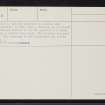 Harris, Loch Langavat, NG09SW 6, Ordnance Survey index card, page number 2, Recto