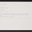 Skye, Ben Allarnish, NG14SE 7, Ordnance Survey index card, Recto