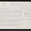 Canna, Dun Channa, NG20SW 1, Ordnance Survey index card, page number 1, Recto
