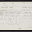 Skye, Vatten North, NG24SE 6, Ordnance Survey index card, page number 1, Recto