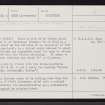 Skye, Vatten, NG24SE 10, Ordnance Survey index card, Recto