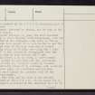 Skye, Annait, Bay River, NG25SE 1, Ordnance Survey index card, page number 4, Verso