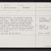 Skye, Husabost, NG25SW 8, Ordnance Survey index card, Recto