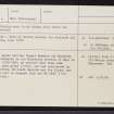 Skye, Millegearaidh, Ard Mor, NG26SW 4, Ordnance Survey index card, page number 2, Recto