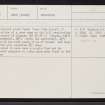 Skye, Trumpan, NG26SW 6, Ordnance Survey index card, page number 1, Recto