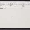 Skye, Trumpan, NG26SW 7, Ordnance Survey index card, Recto