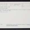 Rum, Guirdil, Fionchra, NG30SW 22, Ordnance Survey index card, Recto