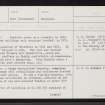 Skye, Tusdale, NG32NE 3, Ordnance Survey index card, page number 1, Recto