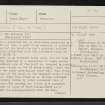 Skye, Dun Ardtreck, NG33NW 5, Ordnance Survey index card, Recto