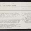 Skye, Talisker, NG33SW 2, Ordnance Survey index card, page number 1, Recto