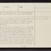 Skye, Peinduin, NG35NE 2, Ordnance Survey index card, page number 2, Verso
