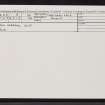 Dun Maraig, Skye, NG35NE 5, Ordnance Survey index card, Recto