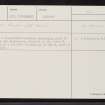 Glen Hinnisdal, Skye, NG35NE 8, Ordnance Survey index card, page number 1, Recto