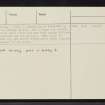Skye, Dun Santavaig, NG35NE 11, Ordnance Survey index card, page number 3, Recto