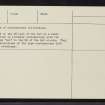 Skye, Lon Ruadh, NG35NE 14, Ordnance Survey index card, page number 2, Verso