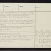 Skye, Dun Suladale, NG35SE 2, Ordnance Survey index card, page number 2, Verso