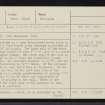 Skye, Dun Flashader, NG35SE 3, Ordnance Survey index card, page number 1, Recto