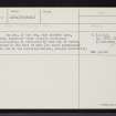 Skye, NG43SE 10, Ordnance Survey index card, Recto