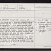 Skye, Eilean Chaluim-Chille, Loch Portree, NG44SE 3, Ordnance Survey index card, page number 1, Recto