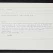 Skye, Eilean Chaluim-Chille, Loch Portree, NG44SE 3, Ordnance Survey index card, Recto