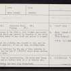 Skye, Loch Cuithir, NG45NE 1, Ordnance Survey index card, Recto