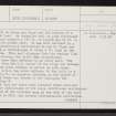 Creag Nam Mann, Skye, NG45NW 1, Ordnance Survey index card, page number 1, Recto