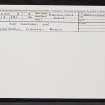 Glen Hinnisdale, Skye, NG45NW 3, Ordnance Survey index card, Recto