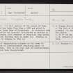 Glen Hinnisdale, Skye, NG45NW 3, Ordnance Survey index card, Recto