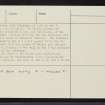 Dun Cruinn, Skye, NG45SW 3, Ordnance Survey index card, page number 5, Recto