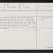 Skye, Kilmuir, NG46NW 5, Ordnance Survey index card, page number 1, Recto