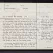 Skye, Dun Ringill, NG51NE 4, Ordnance Survey index card, page number 1, Recto