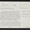 Skye, Dun Grugaig, NG51SW 1, Ordnance Survey index card, page number 1, Recto