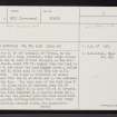 Skye, Dun Mor, Torrin, NG52SE 4, Ordnance Survey index card, page number 1, Recto