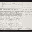 Scalpay, Teampull Fraing, NG62NW 1, Ordnance Survey index card, page number 1, Recto