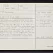 Skye, Achadh A'Chuirn, NG62SE 2, Ordnance Survey index card, Recto
