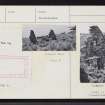 Rona, An Teampull, Doire Na Guaile, NG65SW 1, Ordnance Survey index card, Recto