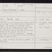 Skye, Dun Ban, NG71SW 2, Ordnance Survey index card, Recto