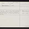 Skye, Dunringell, NG72NW 1, Ordnance Survey index card, Recto