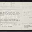 Strath, Gairloch, NG77NE 1, Ordnance Survey index card, page number 1, Recto