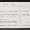 Uamh An Fhreiceadain, NG77SW 1, Ordnance Survey index card, page number 1, Recto