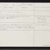 Creag-An-Earbaill, NG82NE 4, Ordnance Survey index card, page number 1, Recto