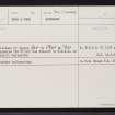Ardelve, NG82NE 12, Ordnance Survey index card, page number 1, Recto