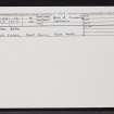 Maol Beag, NG82NW 10, Ordnance Survey index card, Recto