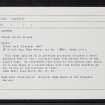 Achmore, NG83SE 2, Ordnance Survey index card, Recto