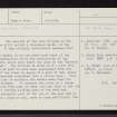 Red Smiddy Iron Works, NG87NE 2, Ordnance Survey index card, page number 1, Recto