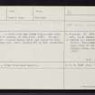 Poolewe, NG87NE 10, Ordnance Survey index card, Recto