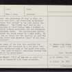 Garbhaig, NG87SE 3, Ordnance Survey index card, page number 2, Verso