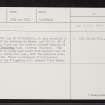 Gleann Garbh, NG98NE 1, Ordnance Survey index card, page number 1, Recto